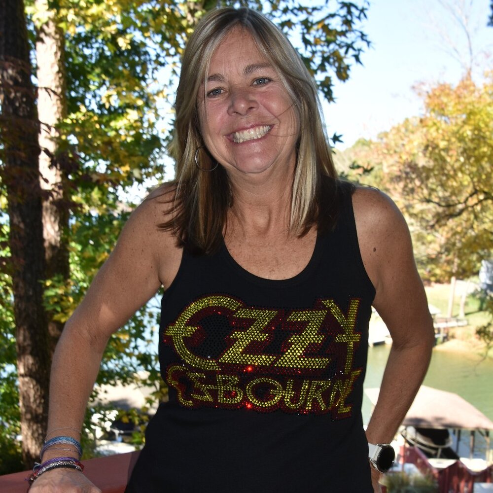 Ozzy Osbourne  Rhinestone bling sleeveless tank   XS,S,M,L,XL,XXL, … - Picture 10 of 12